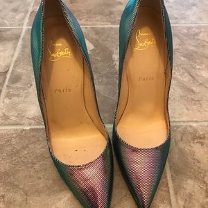 Christian Louboutin heels.